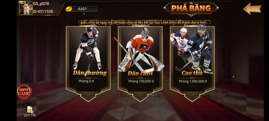 Tổng quan về sảnh game nổ hũ TWIN